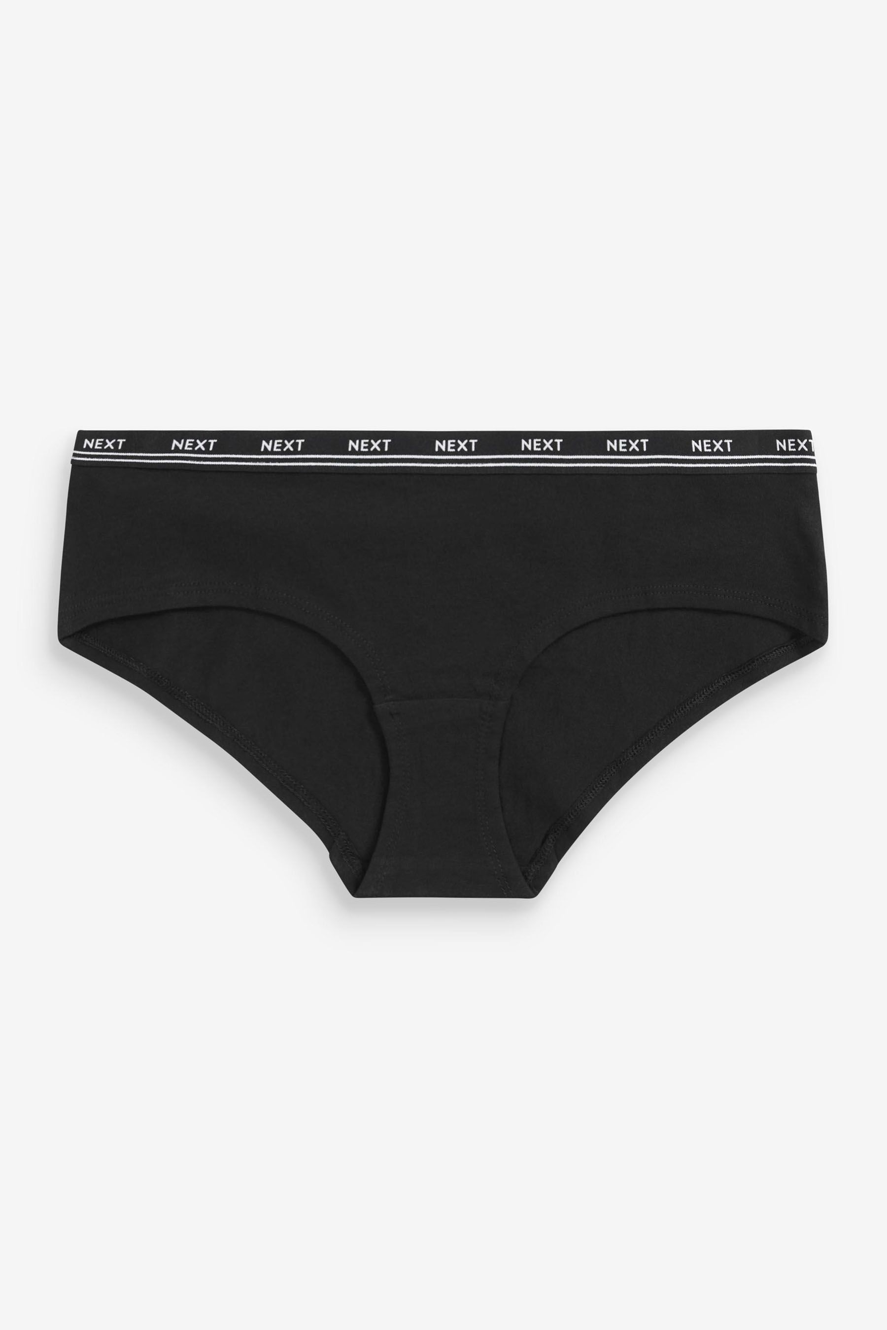 Cotton Rich Logo Knickers 4 Pack Short