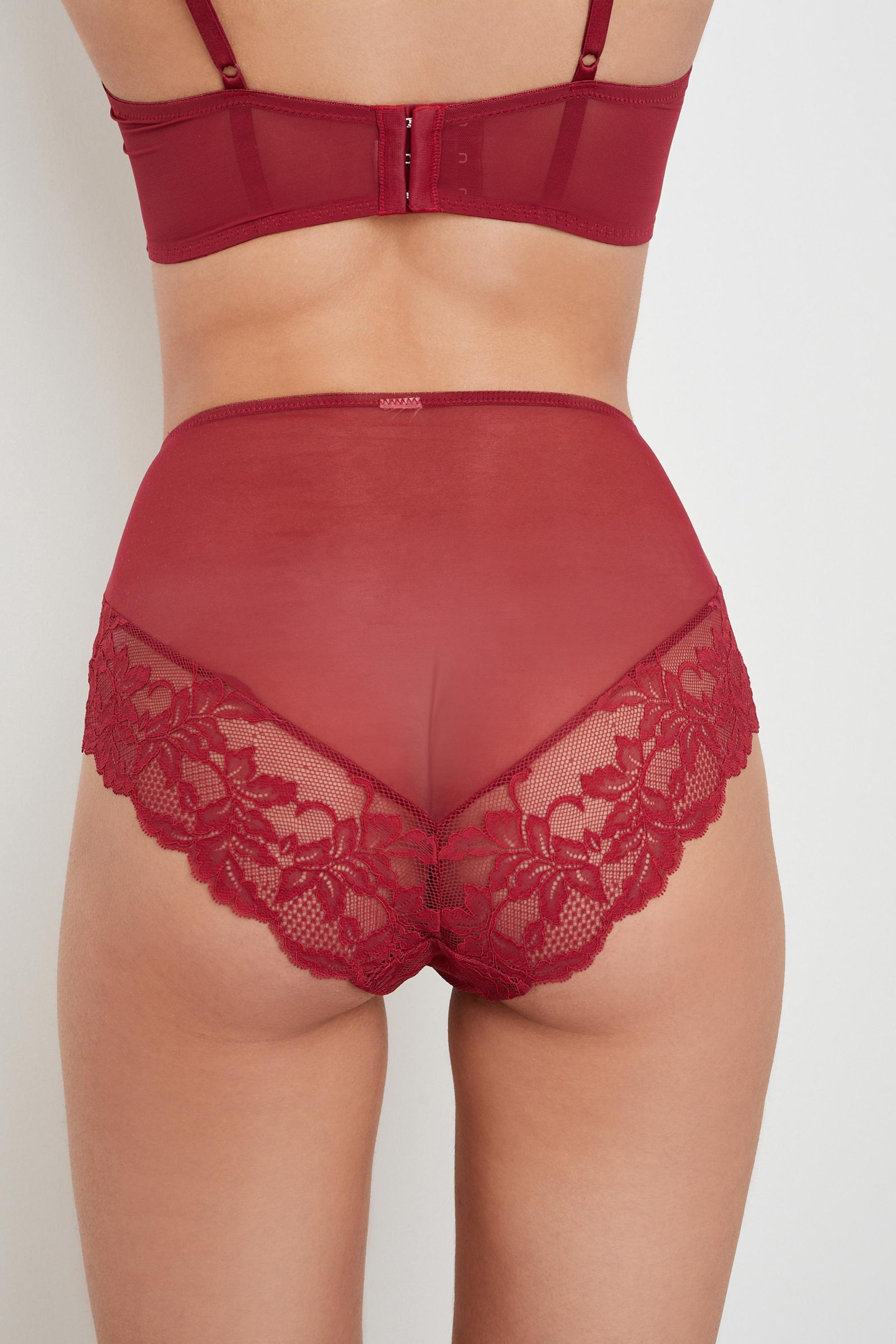 Lace Knickers 2 Pack High Rise