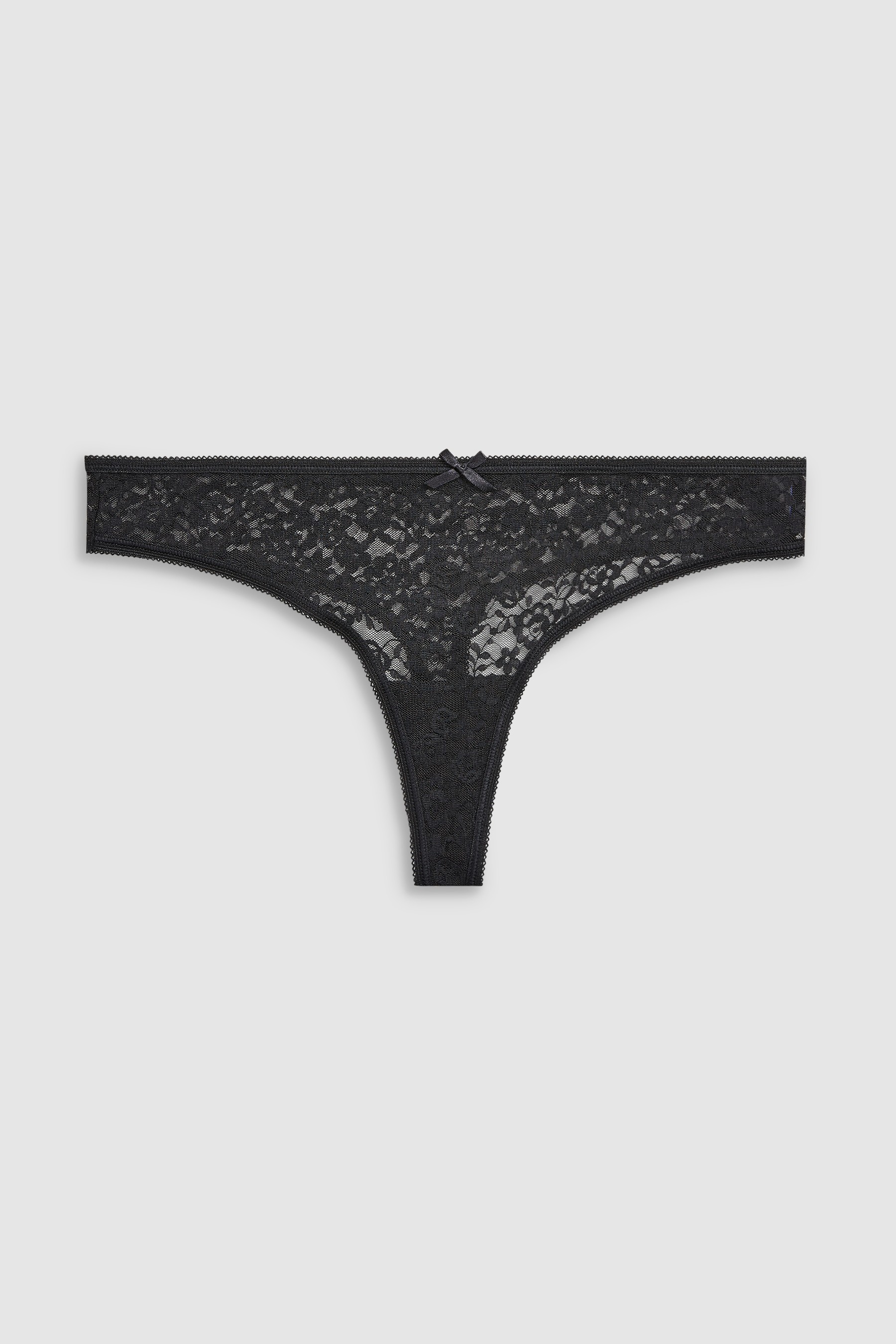 Lace Knickers 4 Pack Thong