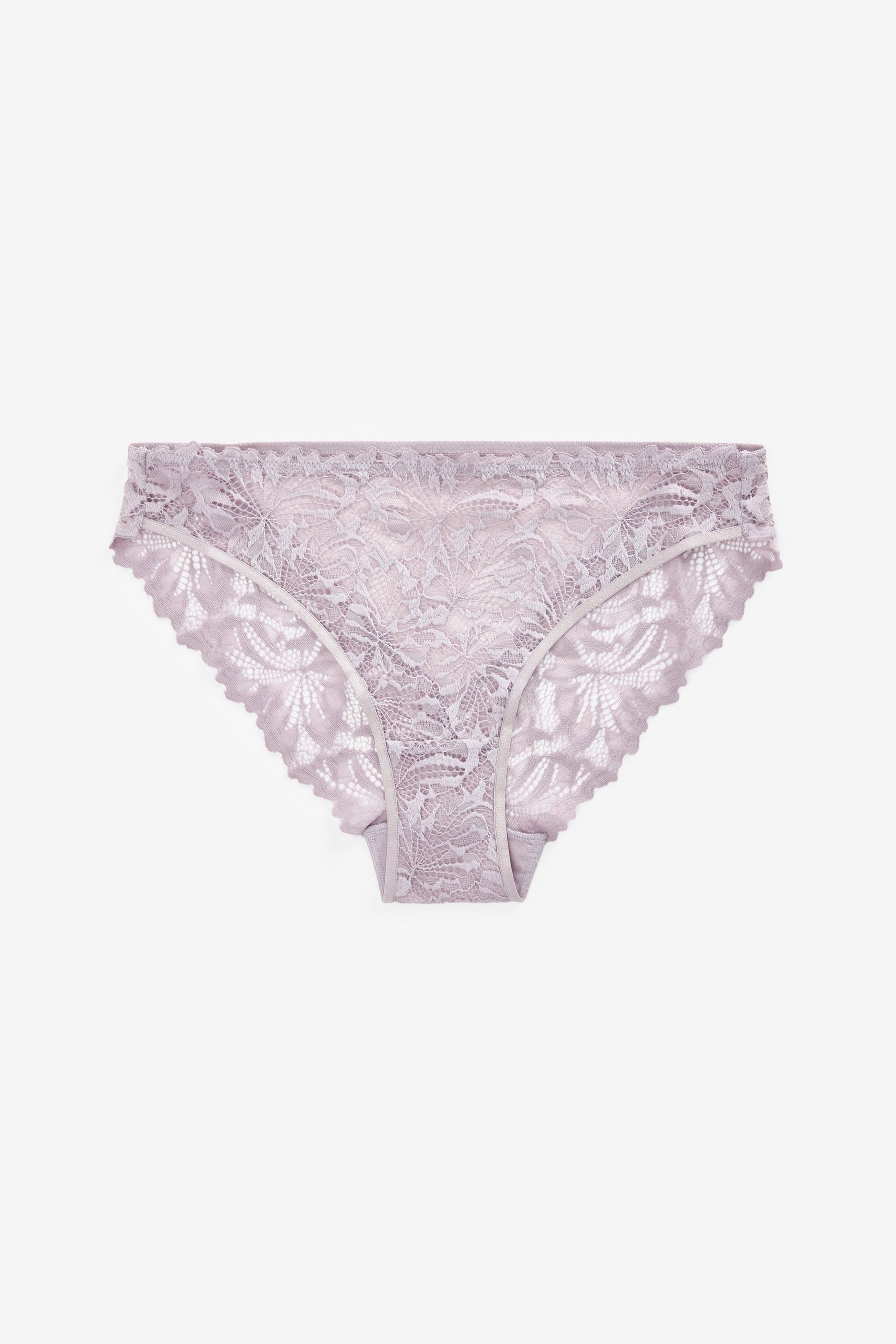 Comfort Lace Knickers High Leg