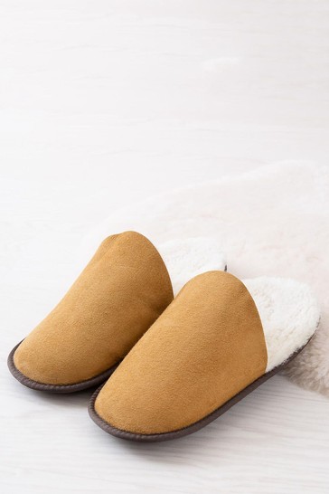 Celtic & Co. Natural Sheepskin Scuffs