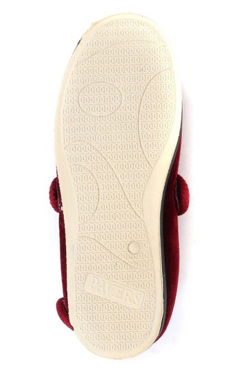 Pavers Red Ladies Touch Fastening Full Slippers