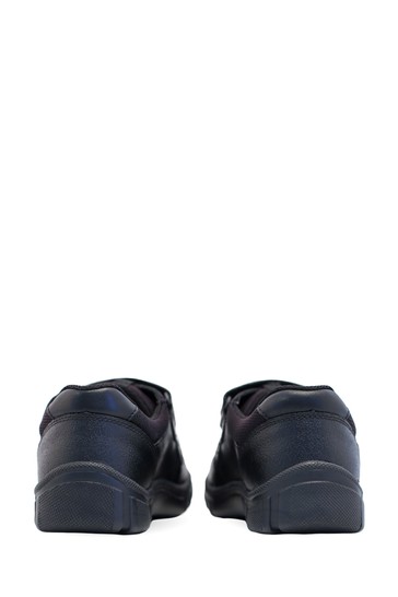 Start-Rite Origin Black Leather Double Strap Shoes