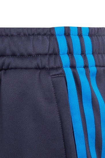 adidas Black Performance 3 Stripe Shorts