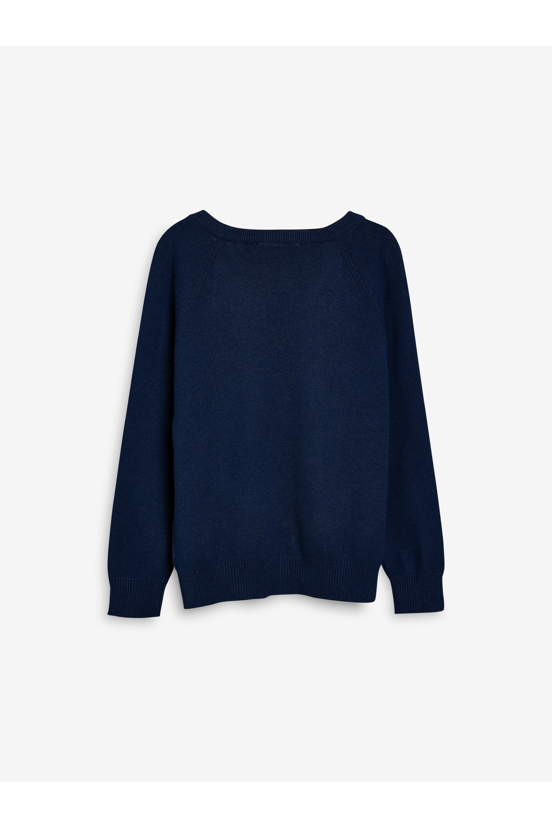 Knitted V-Neck School Jumper (3-18yrs)