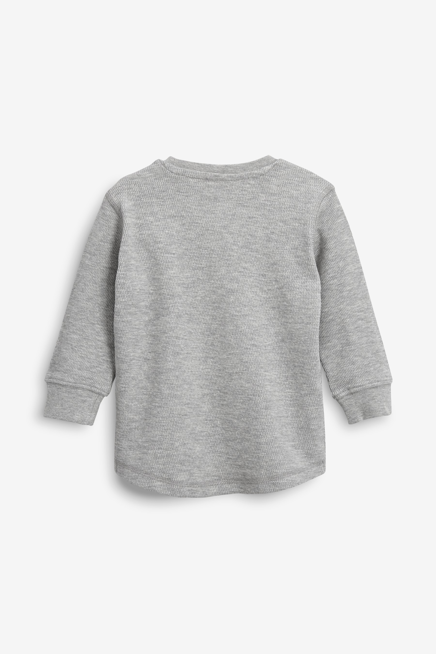 3 Pack Long Sleeve Textured T-Shirts (3mths-7yrs)