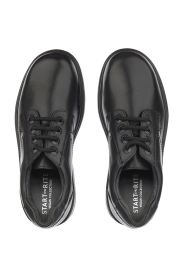 Start-Rite Isaac Vegan Black Lace Up Shoes