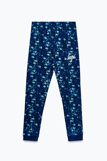 Hype. Kids Blue Splat Long Sleeve Pyjama Set