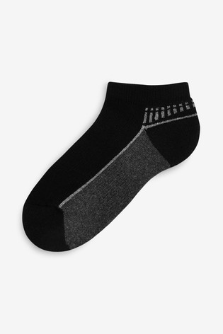 5 Pack Cushioned Footbed Sports Trainer Socks