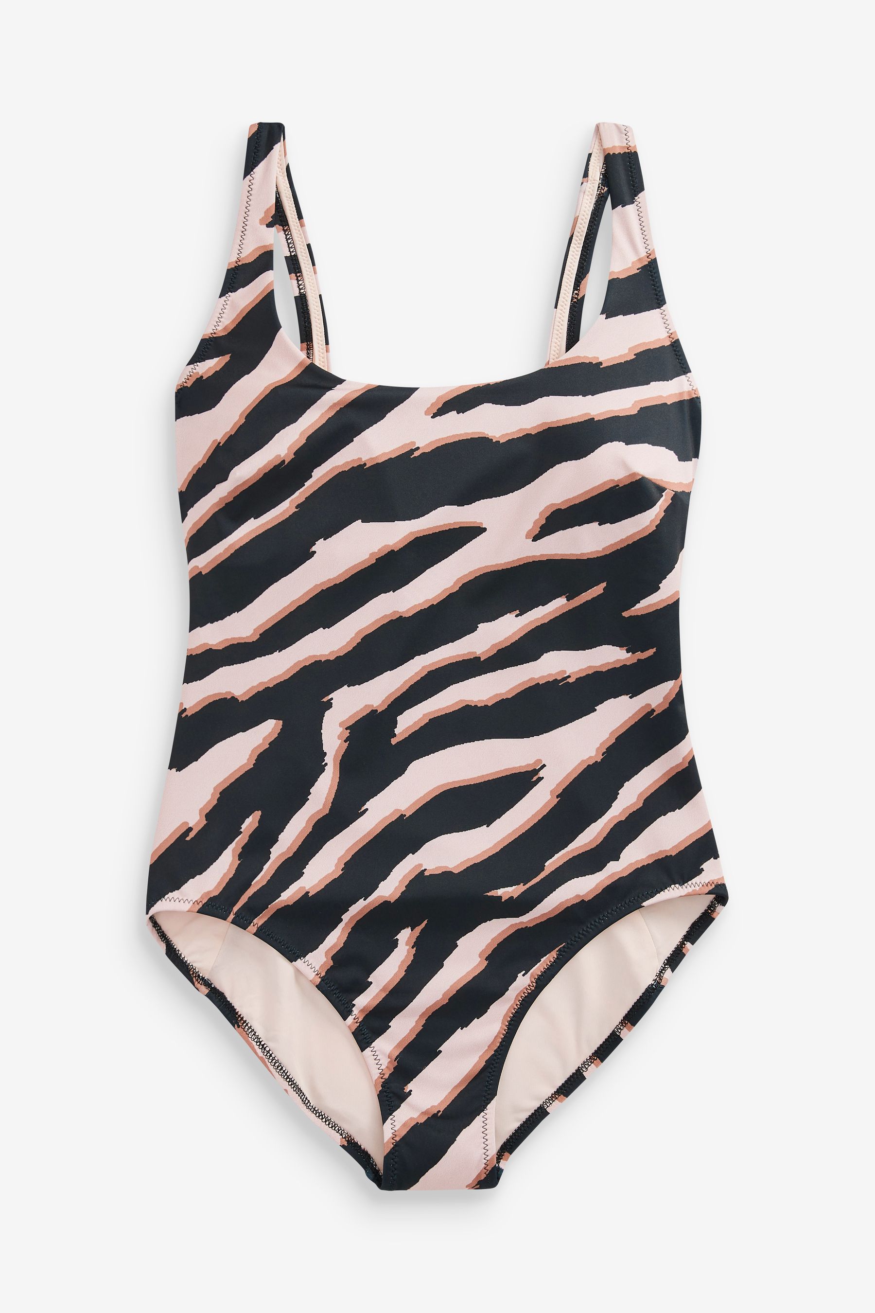 Scoop Neck Tummy Control Swimsuit