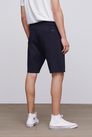 Zip Pocket Jersey Shorts Straight Fit