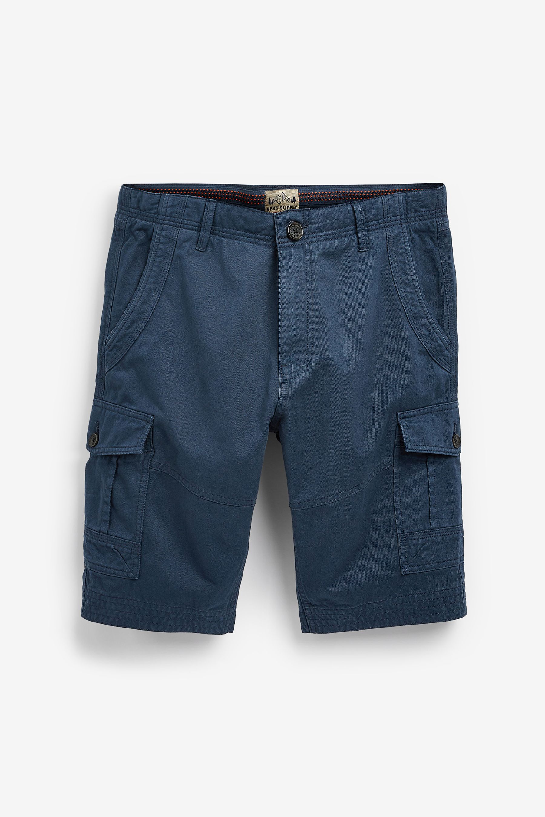 Premium Laundered Cargo Shorts Longer Length