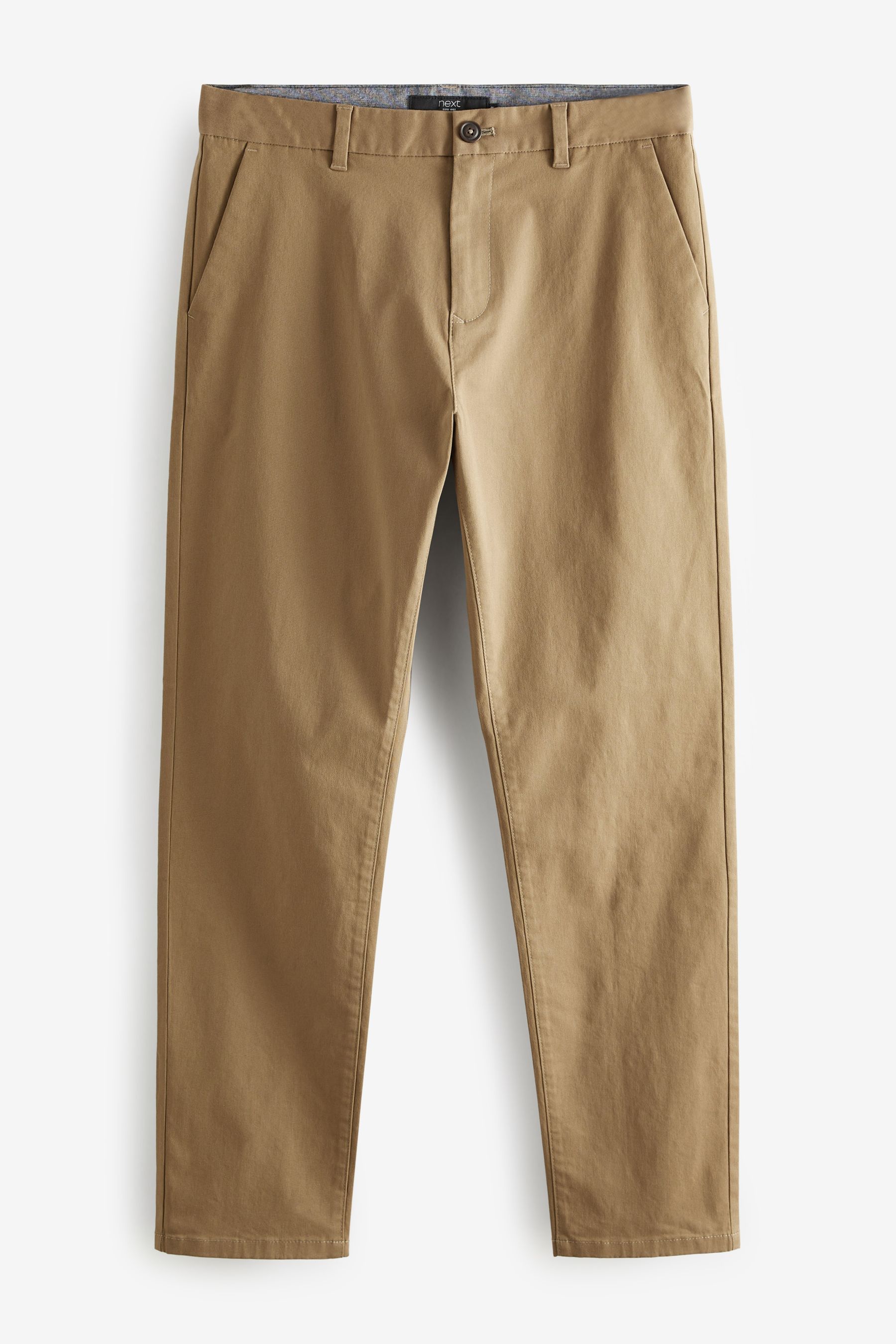 Stretch Chino Trousers Straight Fit