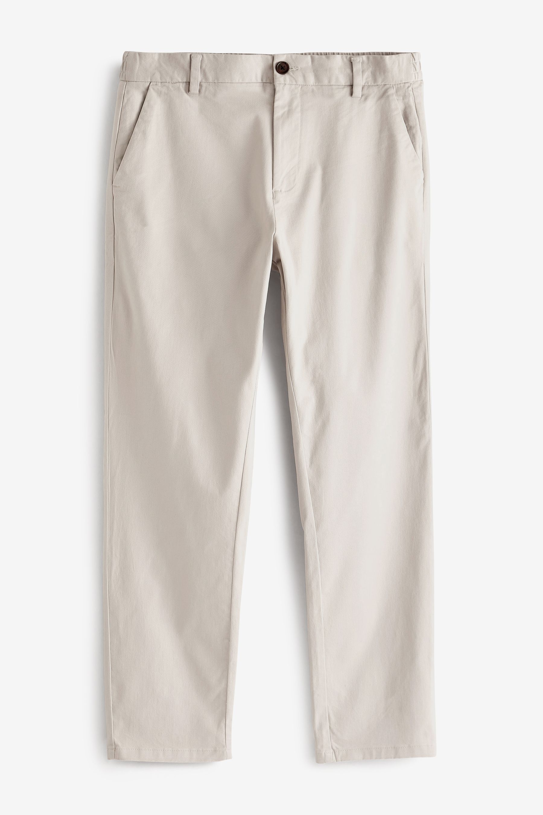 Stretch Chino Trousers Straight Fit