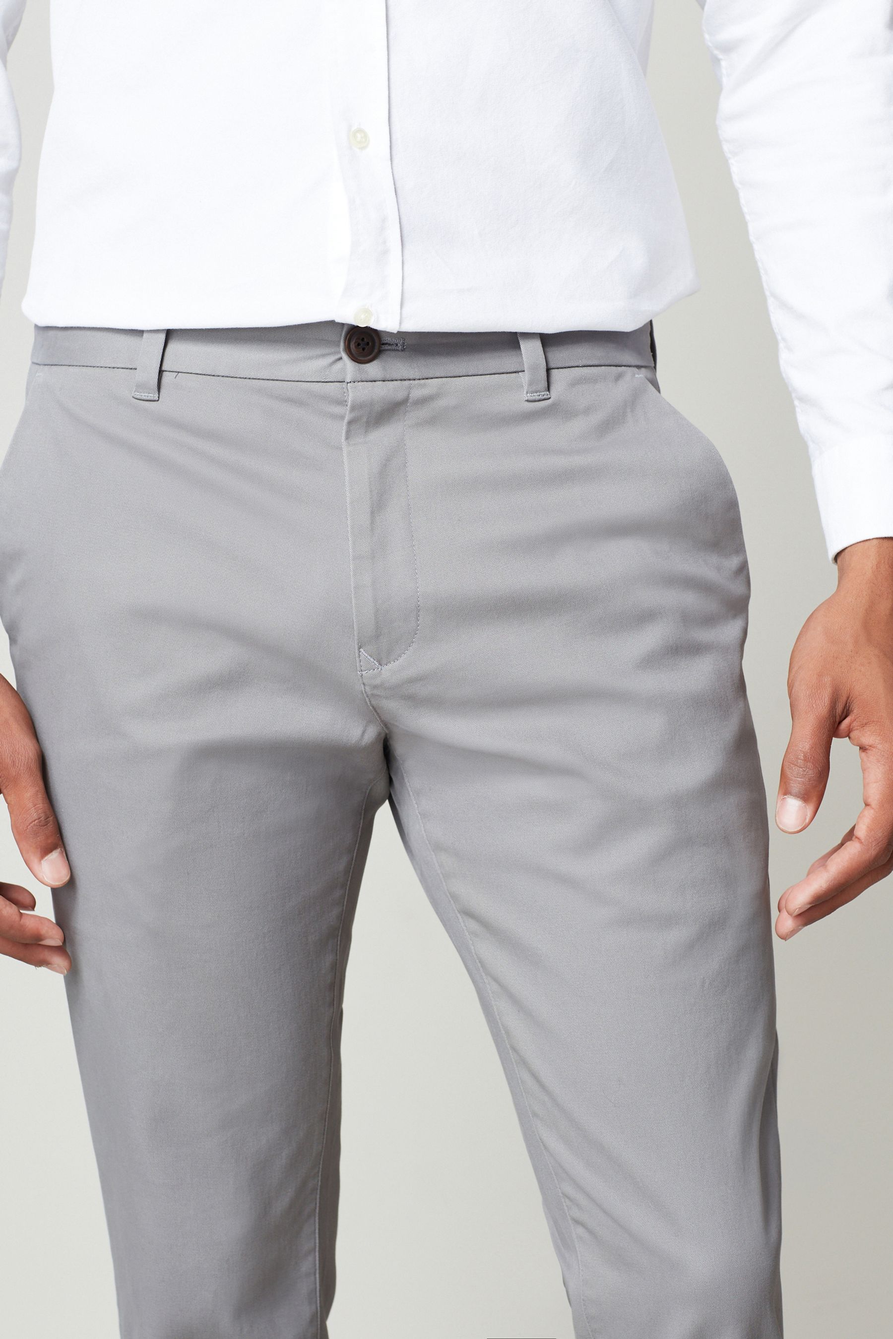 Stretch Chino Trousers Slim Fit