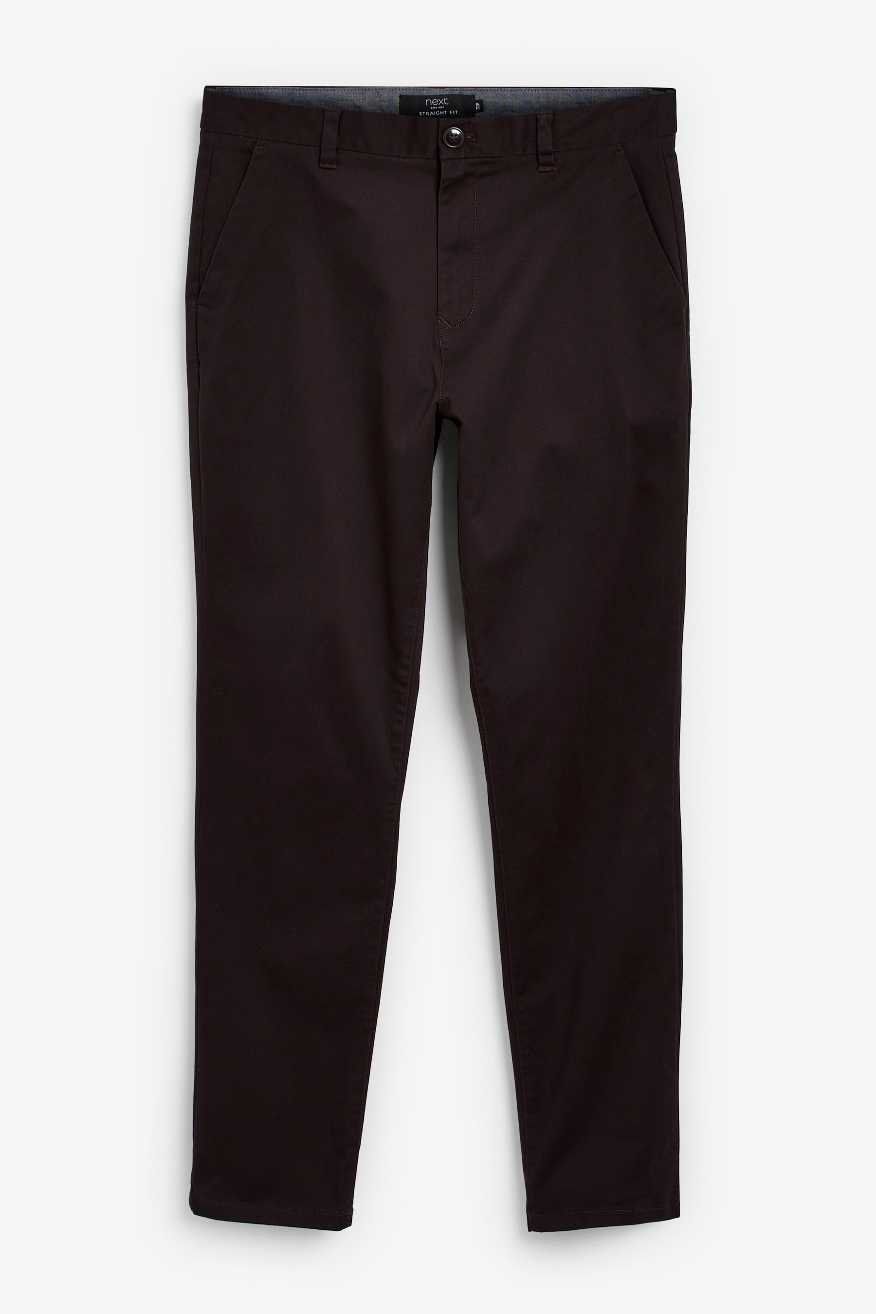 Stretch Chino Trousers Straight Fit