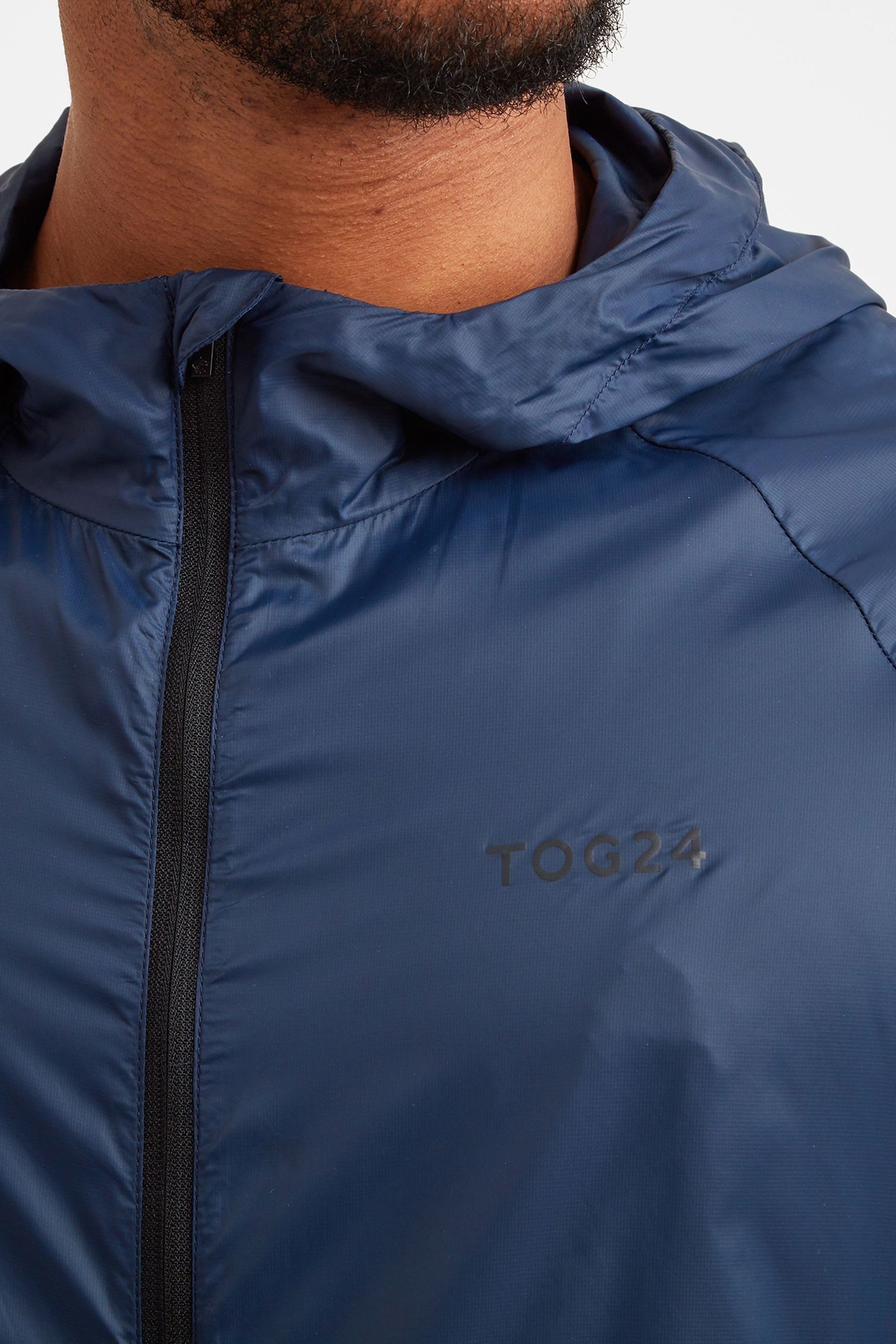 Tog 24 Blue Aisby Mens Windrunner Jacket