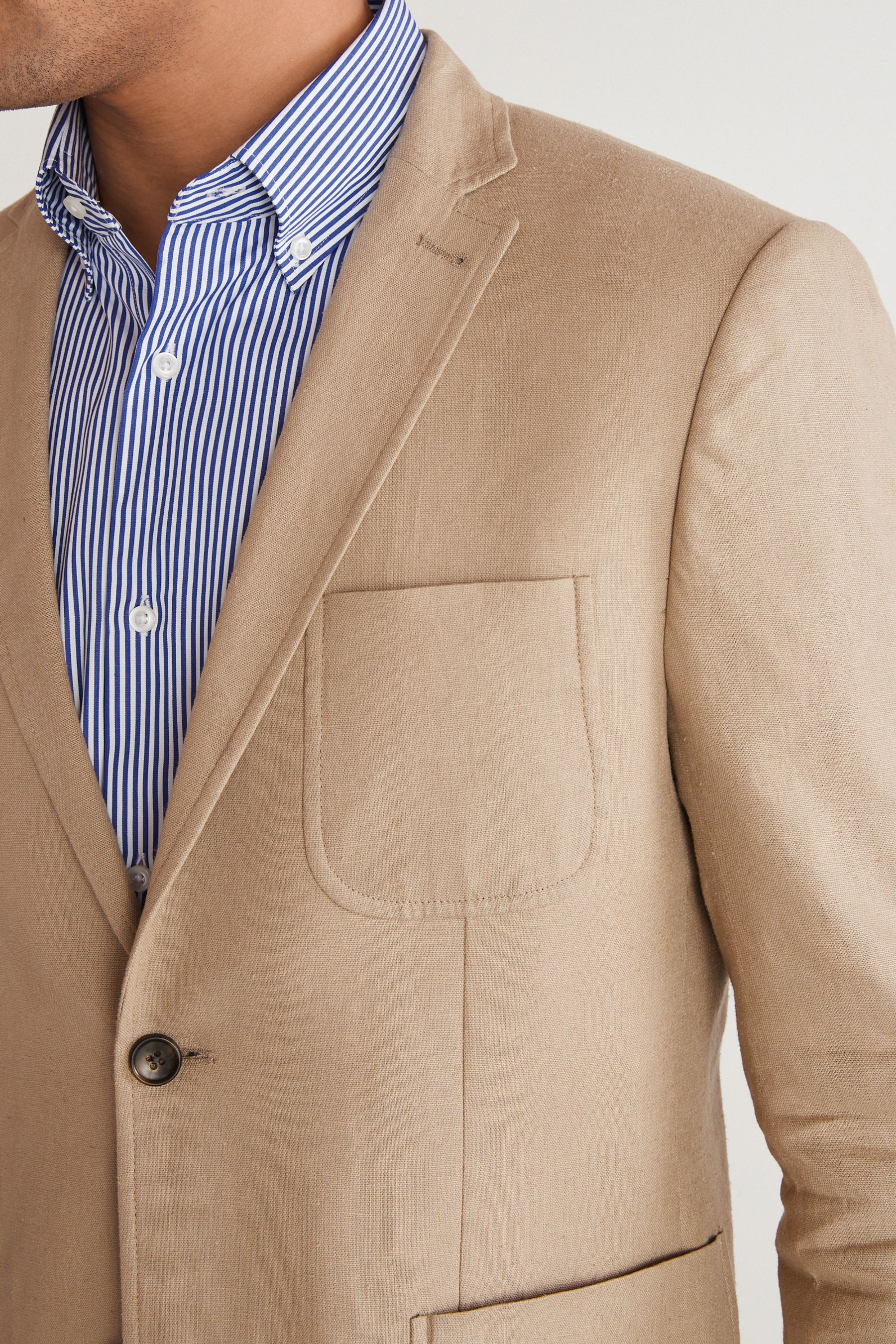 Linen Blend Blazer