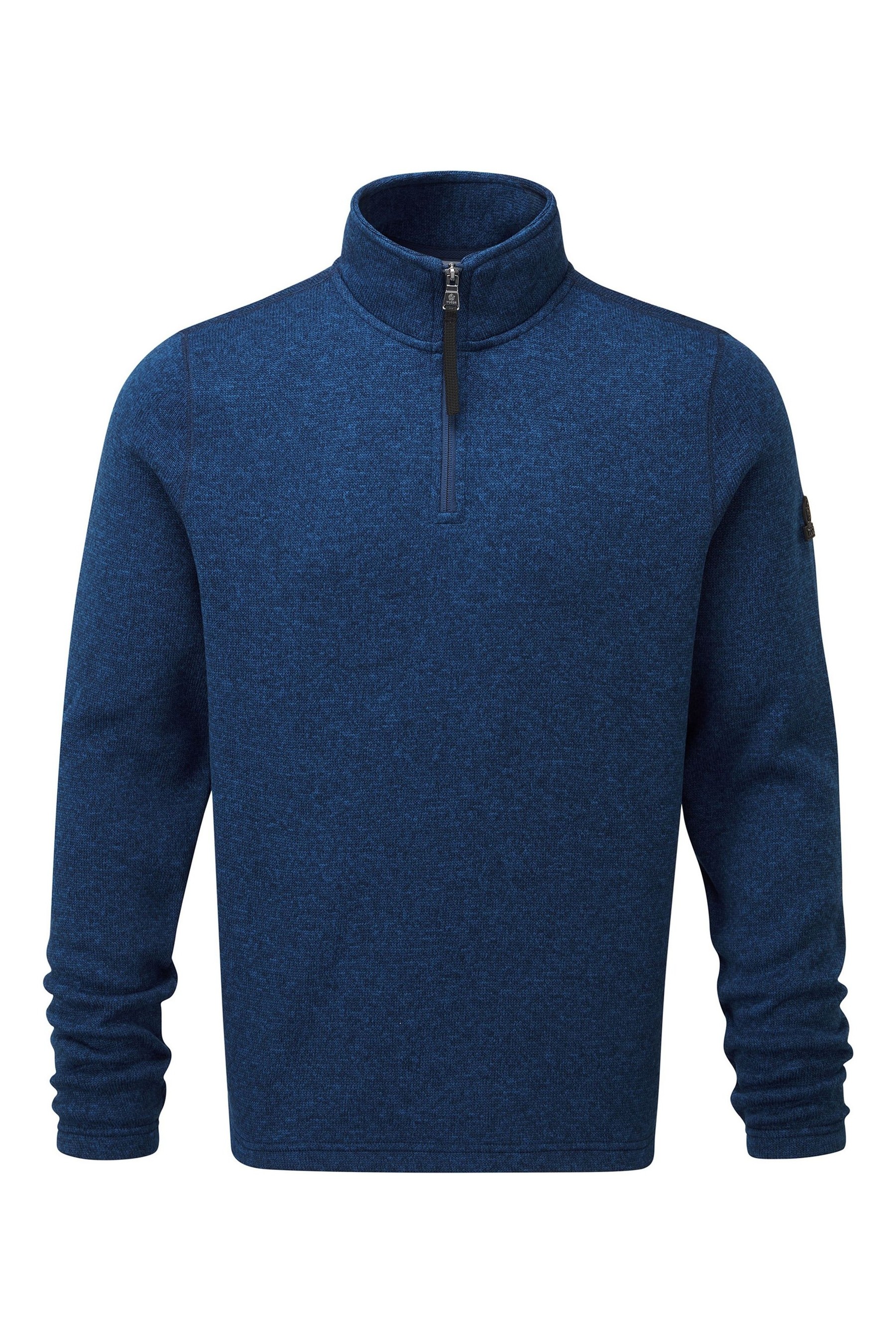 Tog24 Blue Pearson Mens Knitlook Fleece