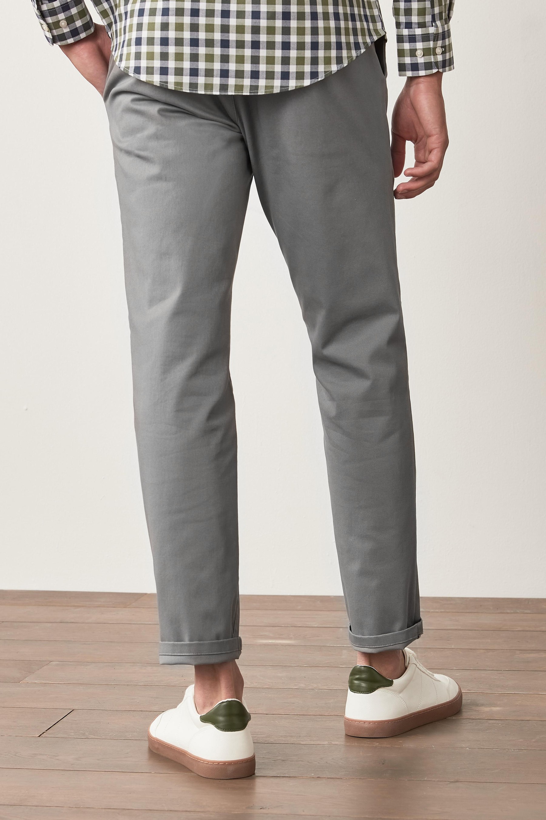 Stretch Chino Trousers Slim Fit