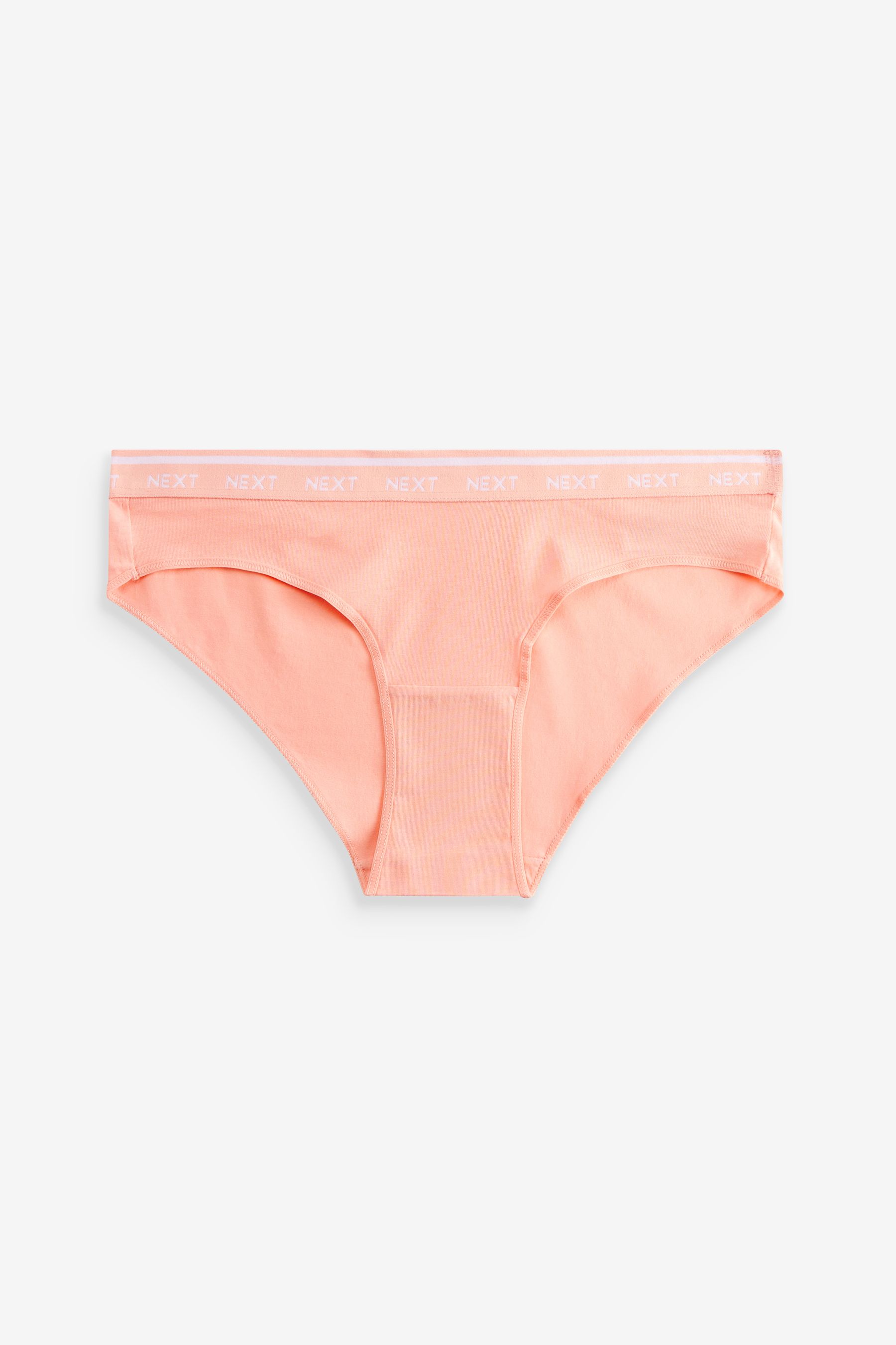 Cotton Rich Logo Knickers 4 Pack Bikini