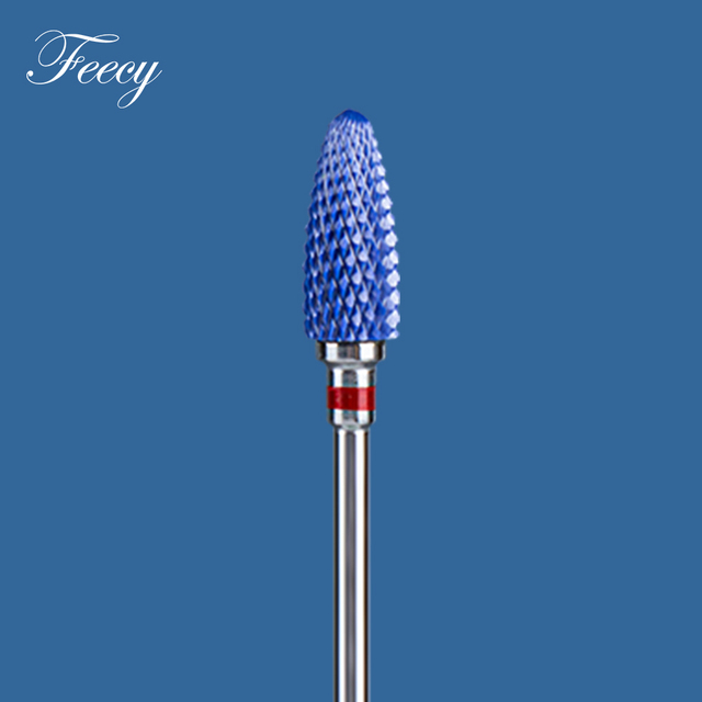 1pc Diamond Ceramic Milling Cutter For Manicure Nail Drill Bits For Gel Cuticle Burrs Remove Pedicure Nail File 3/32 Mill Tool