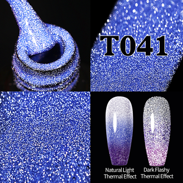 UR Sugar Fluorescent Reflective Gel Holographic Gel Nail Polish Shine Neon Glitter Semi Permanent Soak Off UV LED Nail Gel