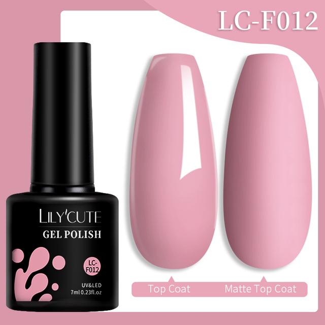 LILYCUTE Thread Shell Nail Gel Polish 7ml Pearl Shell Semi Permanent UV Gel Base Top Coat Popular in Autumn and Winter