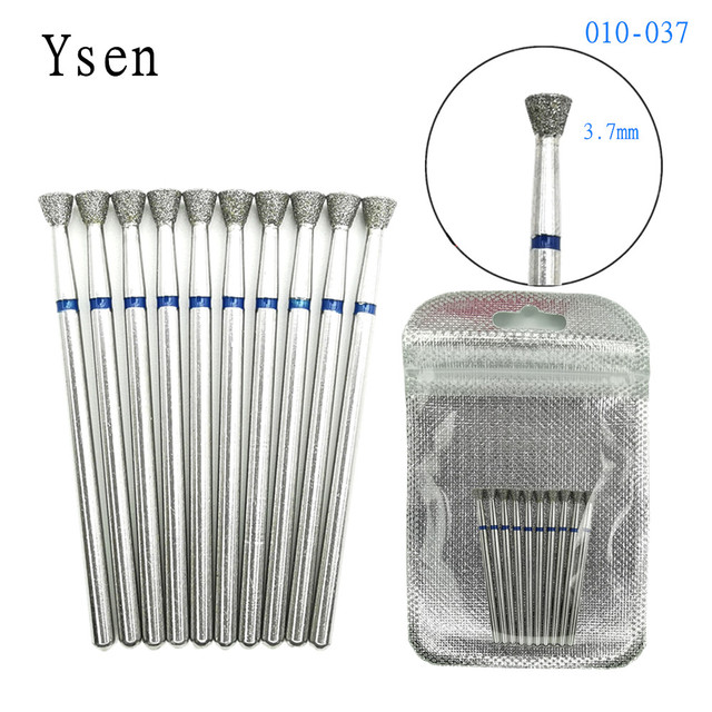 10pcsSet Diamond Nail Drill Bit Artery Electric Cutters For Pedicure Manicure Files Cuticle Burr Nail Tools Accessories