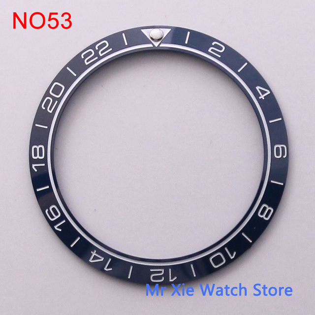 38mm watch strap high quality ceramic bezel insert for 40mm watch case accessories inner diameter 30.5mm