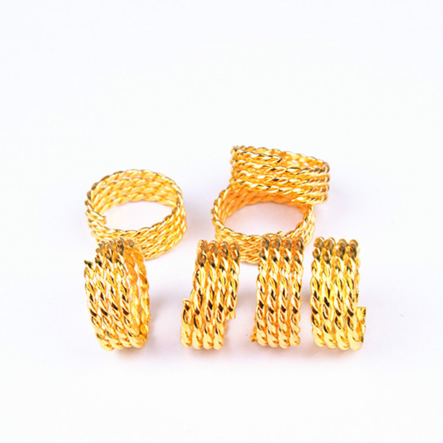 Hair Braid Dread Dreadlock Beads Clip Charms African Braids Cuffs Rings Hip Hop Style Jewelry Dreadlock Barrettes Accessories