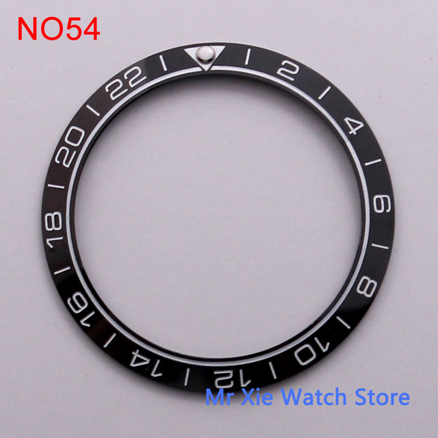 38mm watch strap high quality ceramic bezel insert for 40mm watch case accessories inner diameter 30.5mm