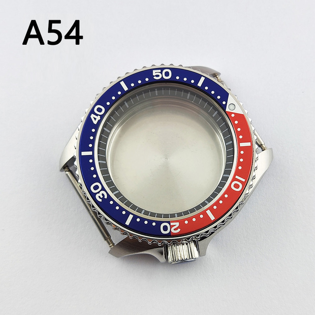 41.5mm NH35 NH36 case, watch accessories, stainless steel plated sapphire glass suitable for NH35 NH36 movement