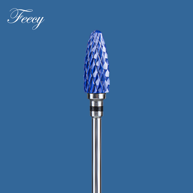 1pc Diamond Ceramic Milling Cutter For Manicure Nail Drill Bits For Gel Cuticle Burrs Remove Pedicure Nail File 3/32 Mill Tool