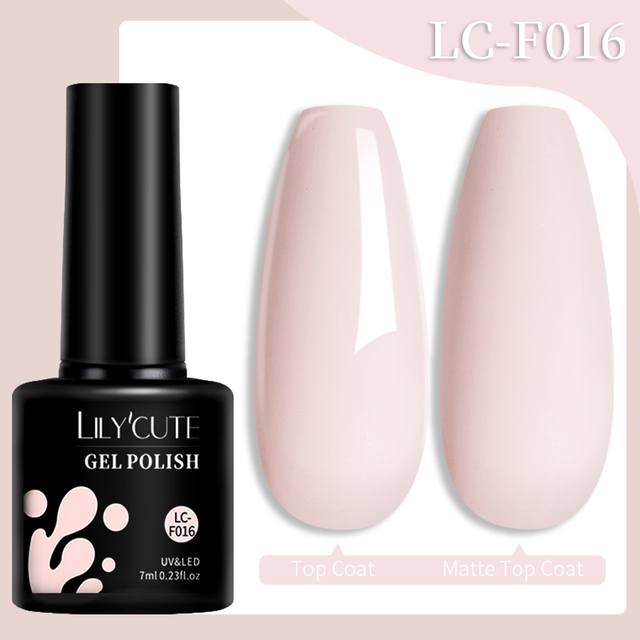 LILYCUTE Thread Shell Nail Gel Polish 7ml Pearl Shell Semi Permanent UV Gel Base Top Coat Popular in Autumn and Winter