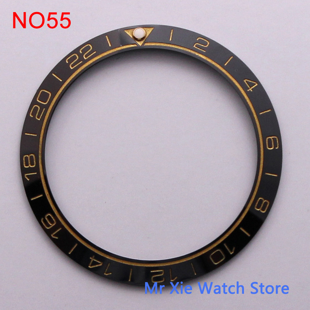 38mm watch strap high quality ceramic bezel insert for 40mm watch case accessories inner diameter 30.5mm