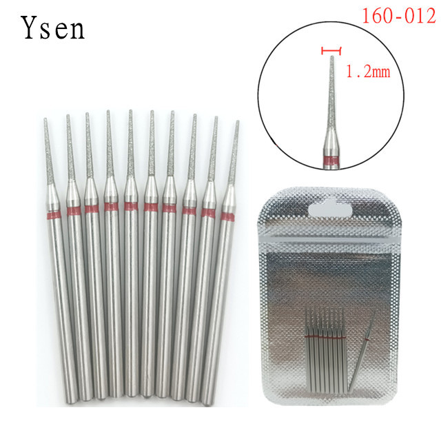 10pcsSet Diamond Nail Drill Bit Artery Electric Cutters For Pedicure Manicure Files Cuticle Burr Nail Tools Accessories