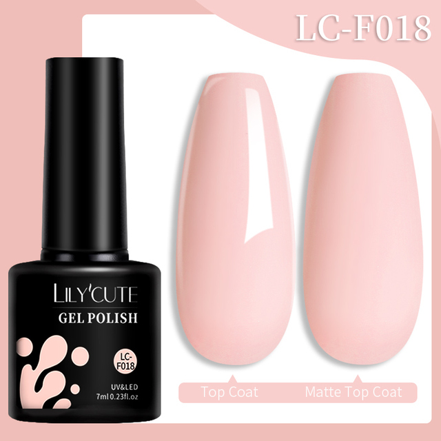 LILYCUTE Thread Shell Nail Gel Polish 7ml Pearl Shell Semi Permanent UV Gel Base Top Coat Popular in Autumn and Winter