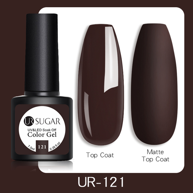 ur sugar 7.5ml gel nail polish nail color soak off uv gel varnish semi permanent uv gel nail art varnish base top coat