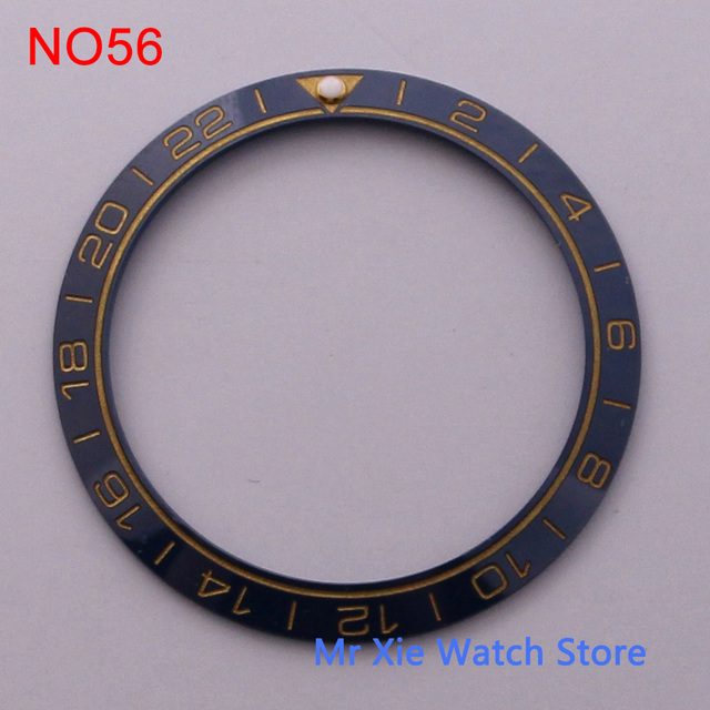 38mm watch strap high quality ceramic bezel insert for 40mm watch case accessories inner diameter 30.5mm