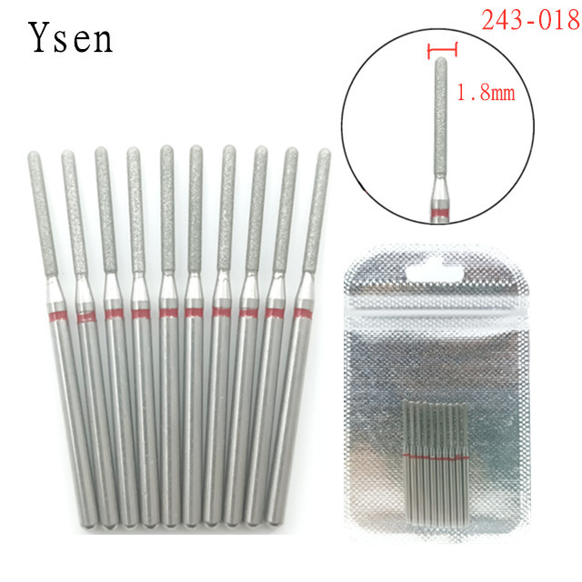 10pcsSet Diamond Nail Drill Bit Artery Electric Cutters For Pedicure Manicure Files Cuticle Burr Nail Tools Accessories