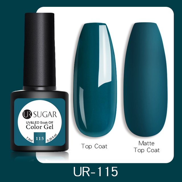 ur sugar 7.5ml gel nail polish nail color soak off uv gel varnish semi permanent uv gel nail art varnish base top coat