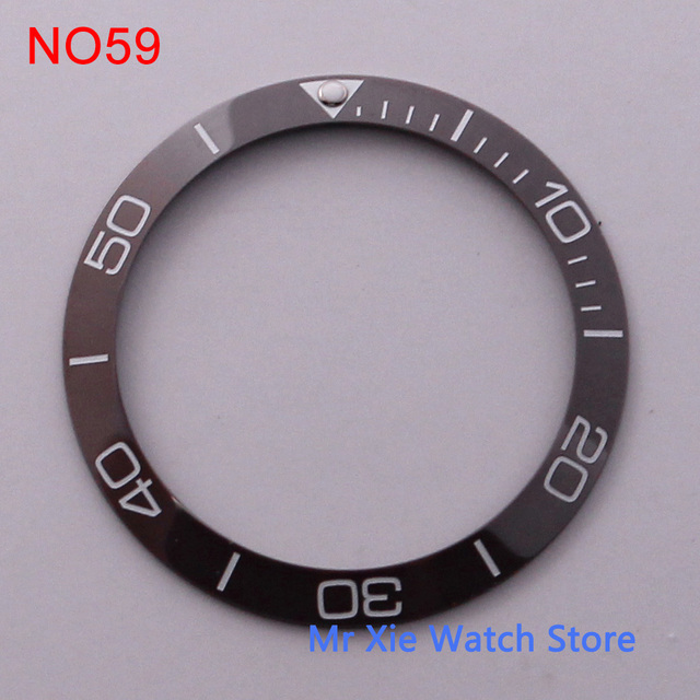 38mm watch strap high quality ceramic bezel insert for 40mm watch case accessories inner diameter 30.5mm