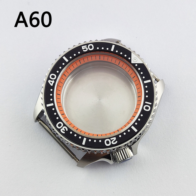 41.5mm NH35 NH36 case, watch accessories, stainless steel plated sapphire glass suitable for NH35 NH36 movement