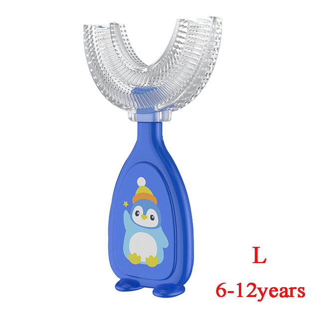 360 Degree Baby Toothbrush U Shape Baby Toothbrush Soft Silicone Toothbrush For Baby Teeth Cleaning Oral Care
