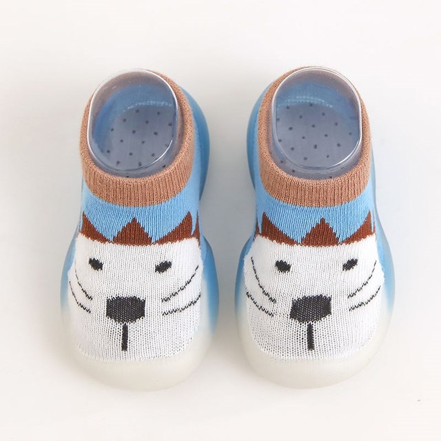 Baby sock shoes anti-skid spring autumn cartoon animal breathable shoes baby girl baby boy soft TPE sole baby boy casual shoes