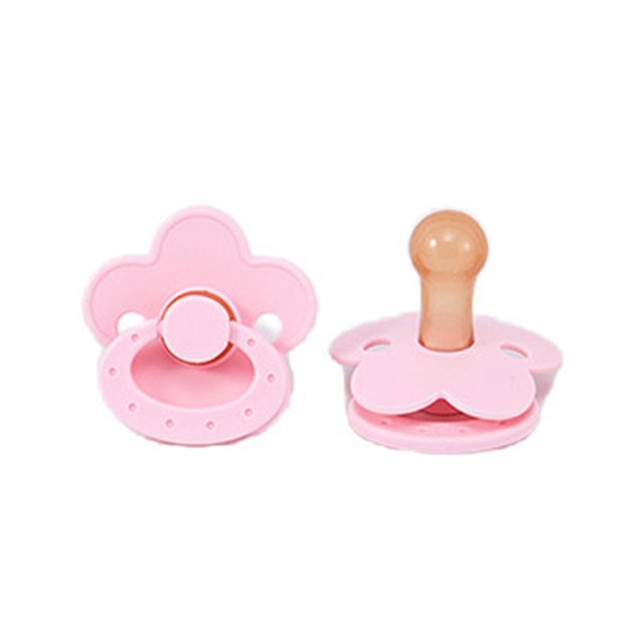 Baby Soft Pacifier Silicone Teether Soother Doll Nipple Newborn Infant Nursing Chew Oral Care Toys Shower Gift