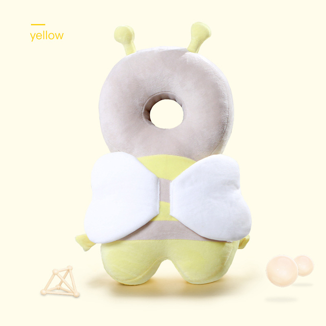 Baby Infant Head Protector Safety Pad Back Cushion Prevent Wounded Cartoon Security Pillows Breathable Anti-drop Pillow 1-3T