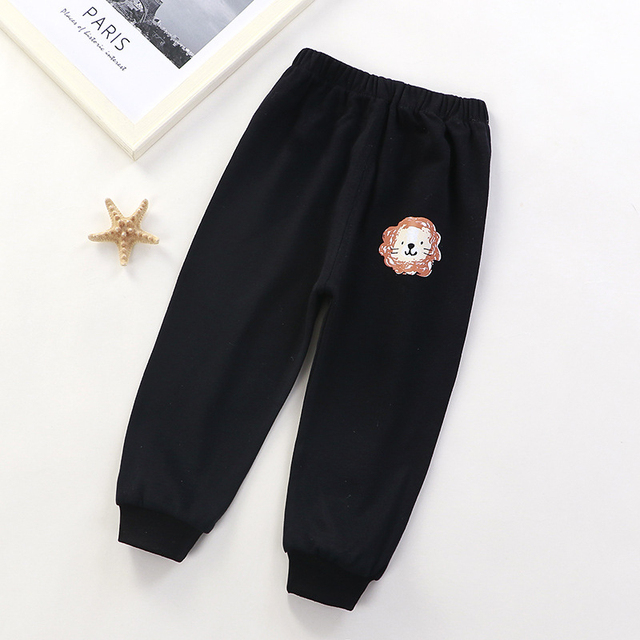 Children Boys Long Pants Autumn Spring Cotton Cartoon Soft Infant Baby Leggings Trousers Kids Long Pants Autumn Clothes