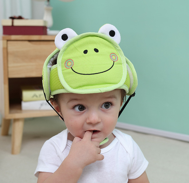 Baby Safety Helmet Anti-fall Head Protection Cover Cute Cartoon Animal Boy Girl Baby Toddler Walk Learning Anti-collision Headwear